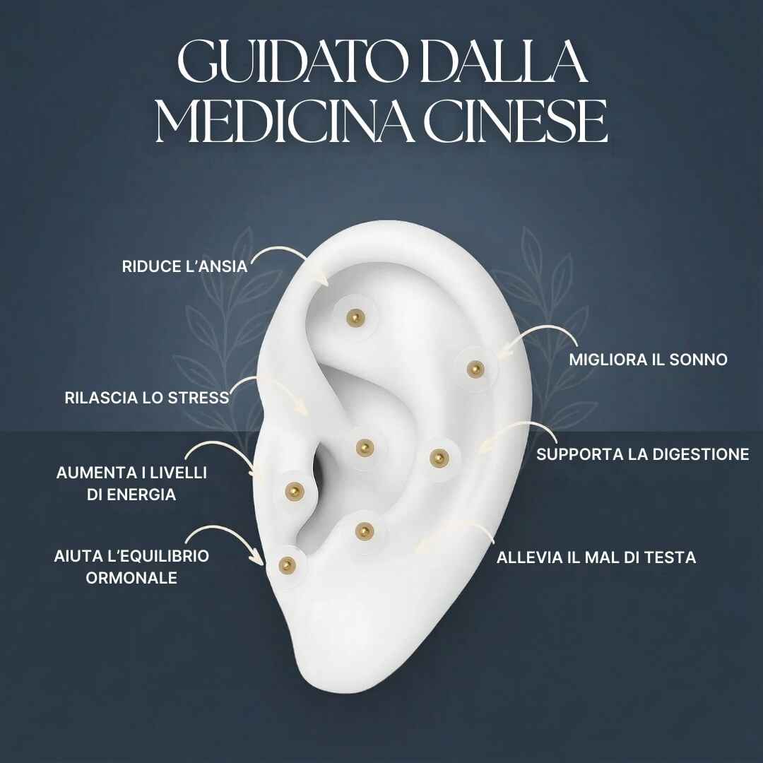 Semi Auricolari™ Auricolopressione in Oro 24K