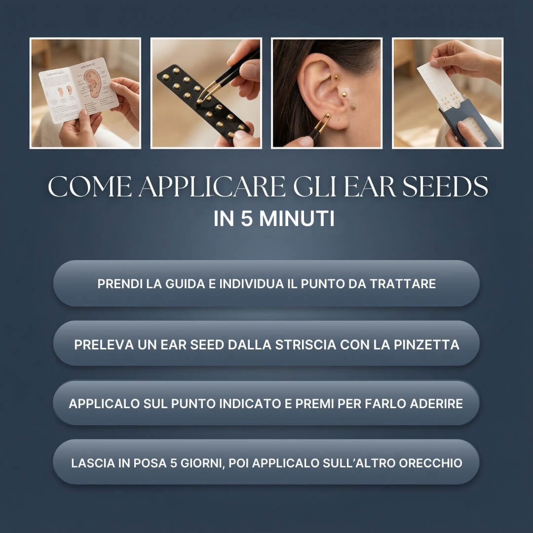 Semi Auricolari™ Auricolopressione in Oro 24K