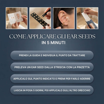 Semi Auricolari™ Auricolopressione in Oro 24K