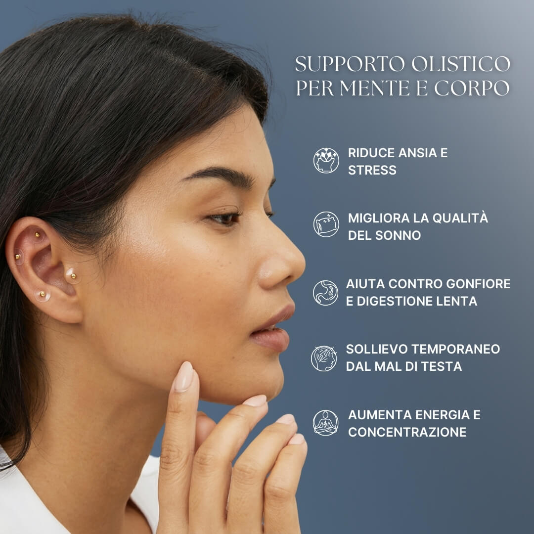 Semi Auricolari™ Auricolopressione in Oro 24K