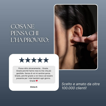 Semi Auricolari™ Auricolopressione in Oro 24K